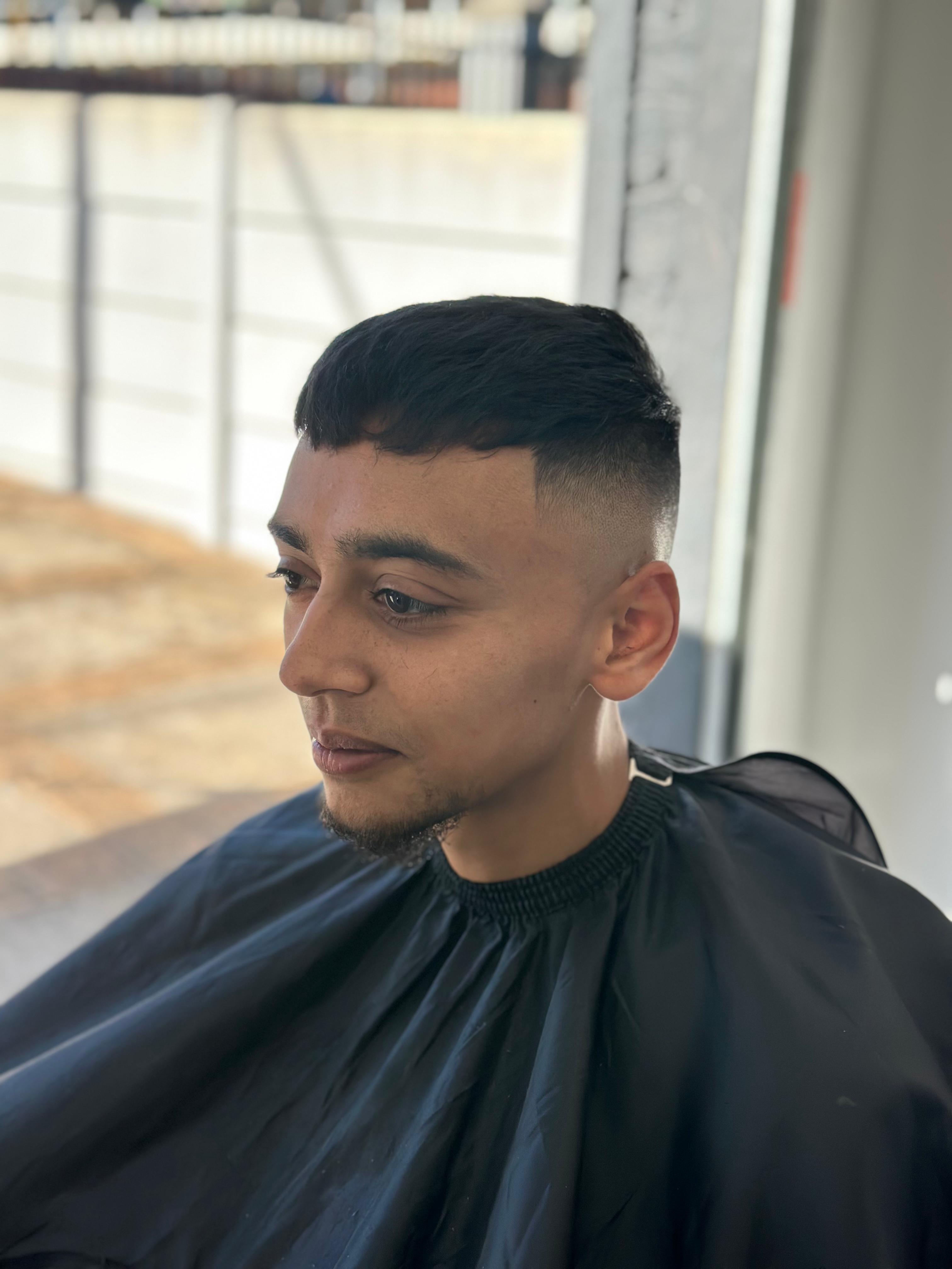 French crop fade